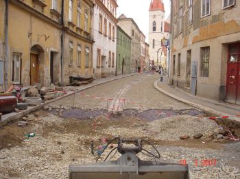 Znojmo rekonstrukce kanalizace