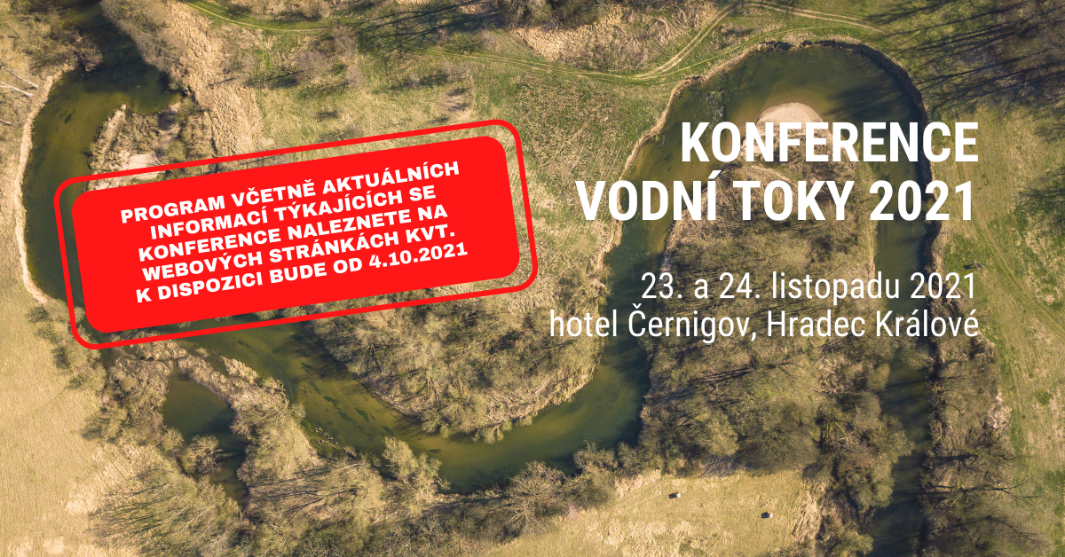 Konání konference Vodní toky 2021